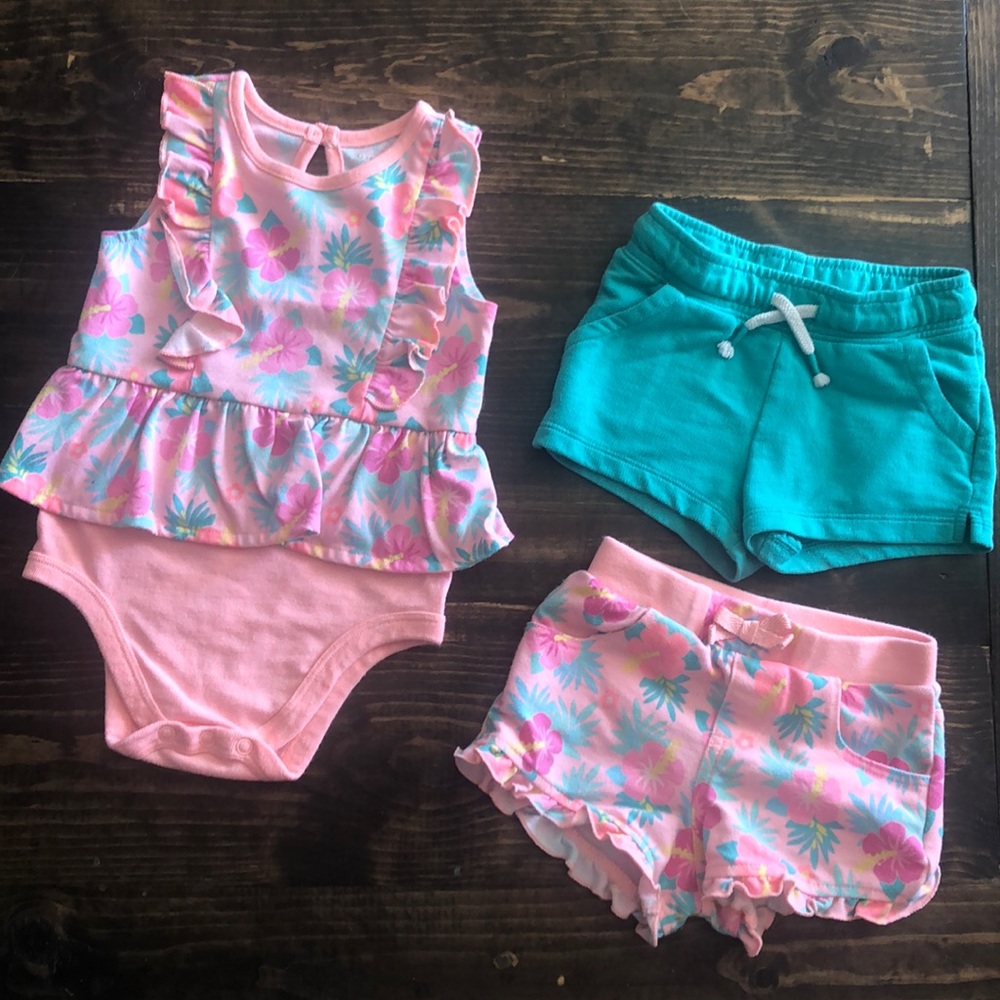 18M Garanimals / Cat&Jack Tropical Set